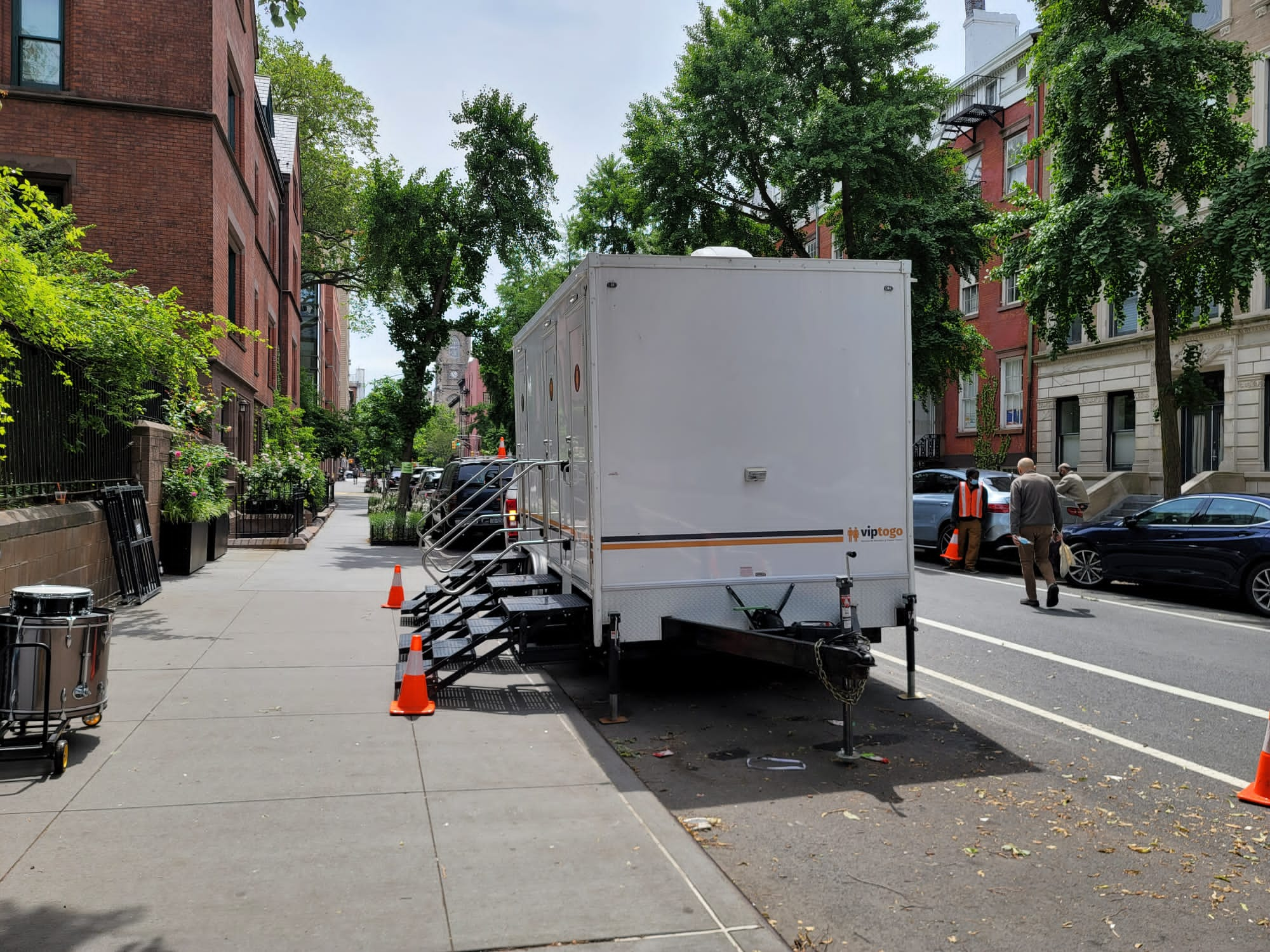 Luxury portable toilets in NYC