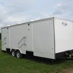 Stylish 26’ 10 station restroom trailer