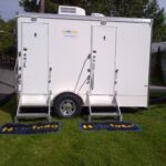 15’ Party Restroom 5 station trailer