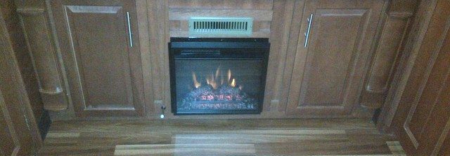 Long-Term Restroom Trailer Rental Guide - VIPTOGO Luxury restroom rentals can include a fireplace.