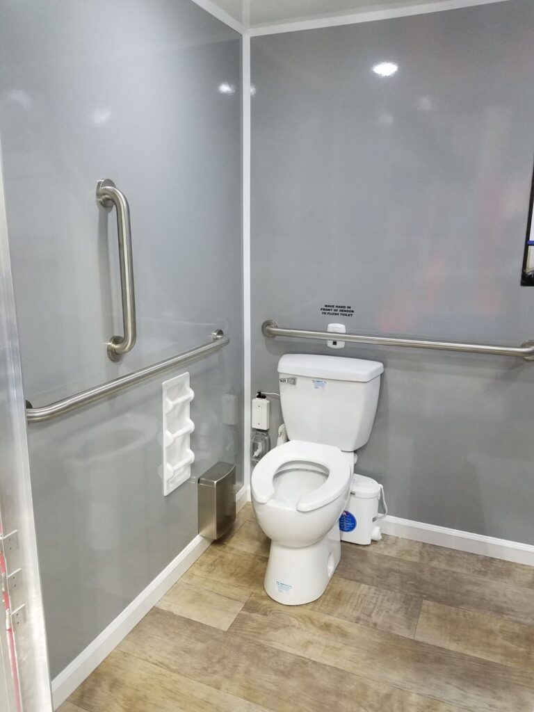 ADA restroom trailer for rent in Maine