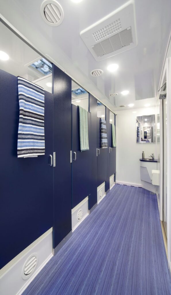 Portable shower trailer rental Massachusetts
