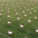 Chairs at outdoor event
