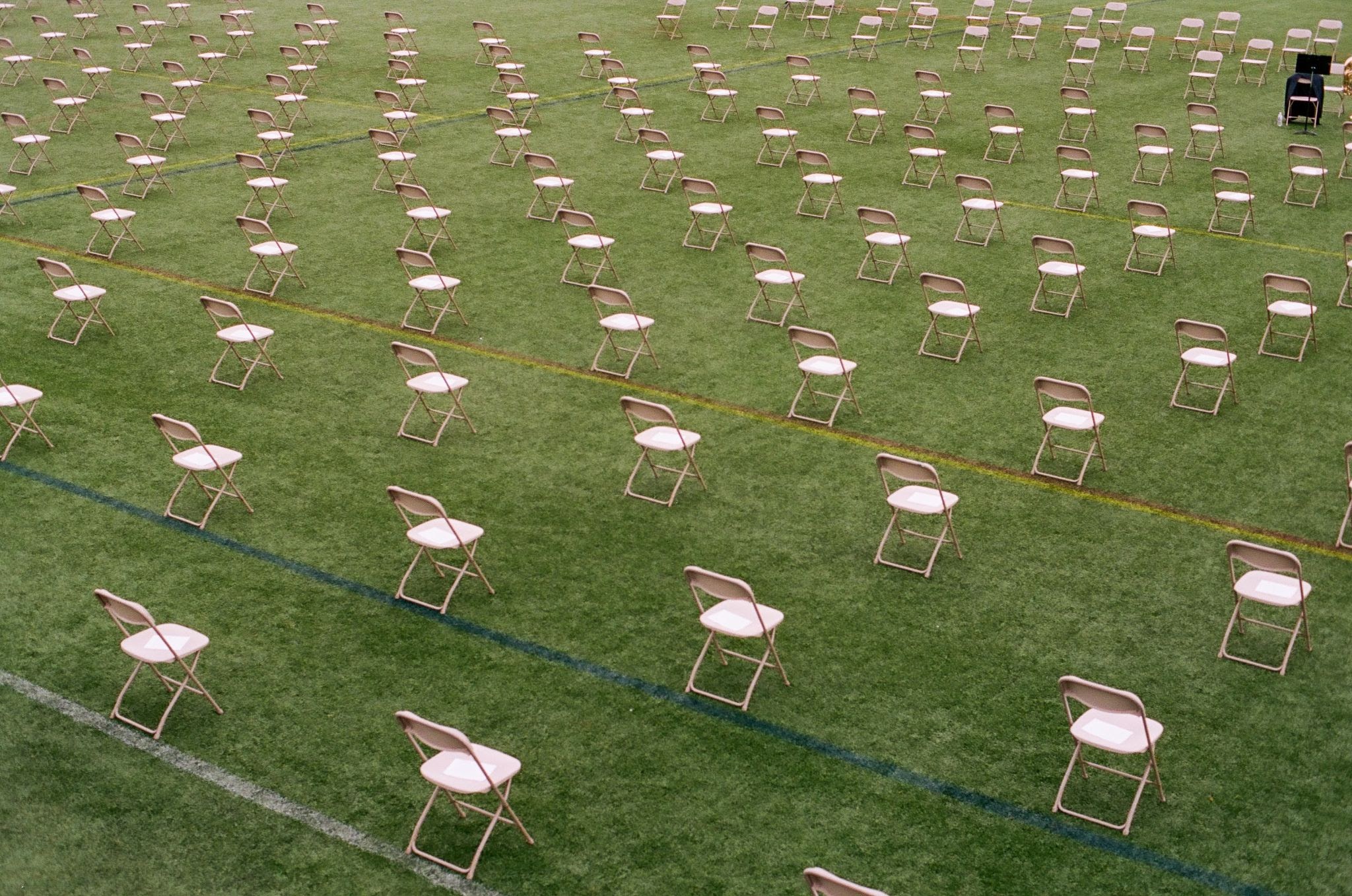 Chairs at outdoor event
