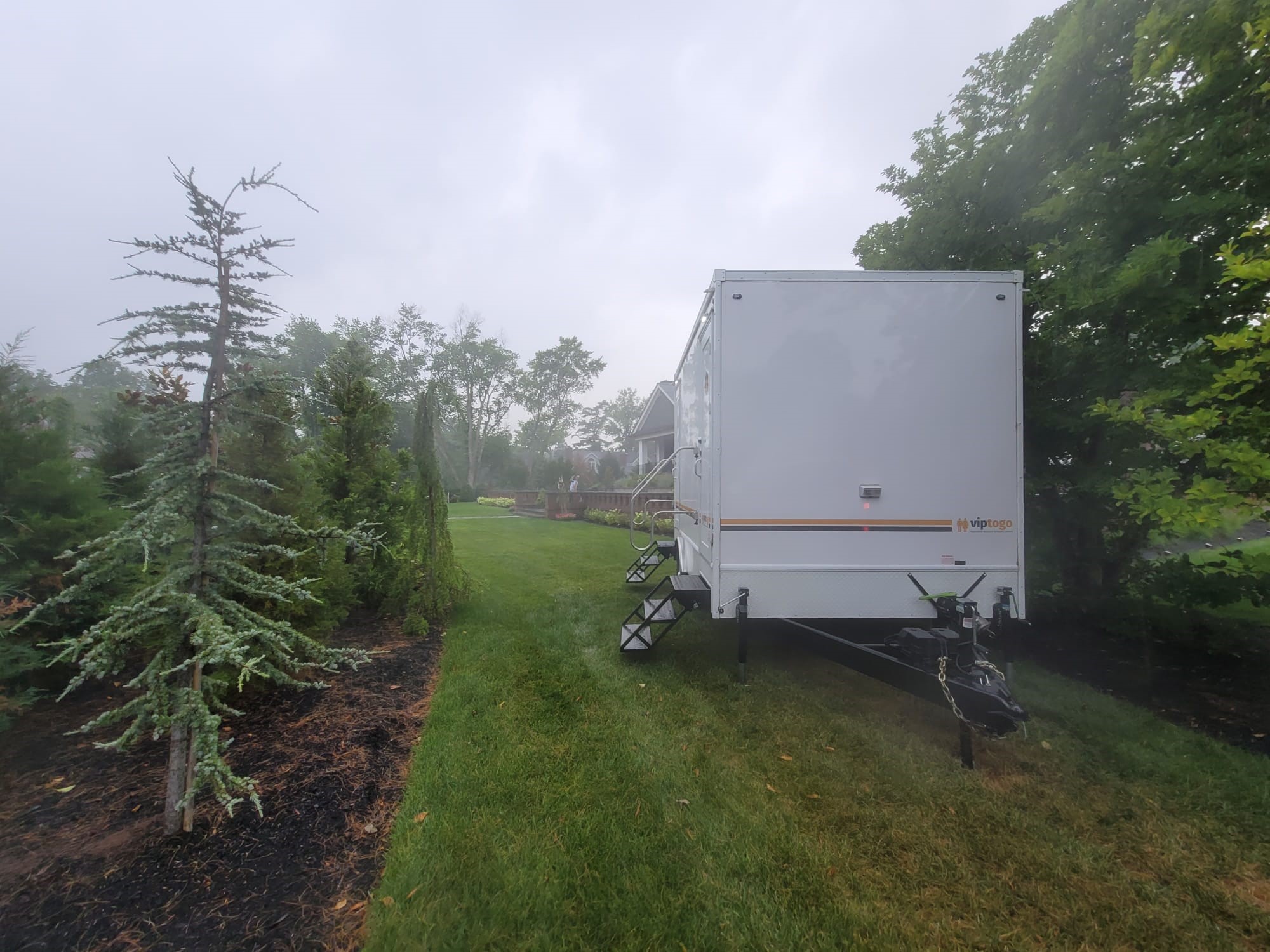 portable restroom trailer