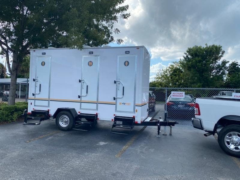 Mobile restroom trailer