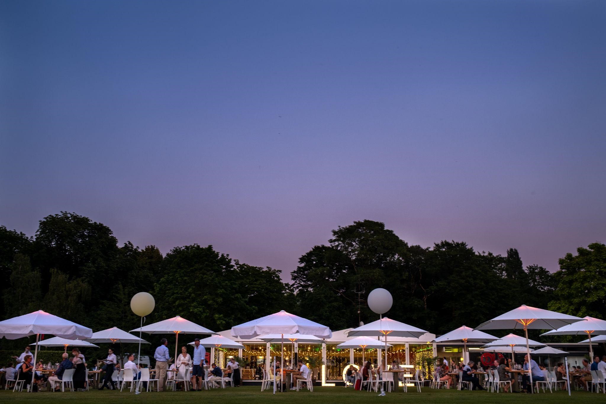 outdoor bar or bat mitzvah party