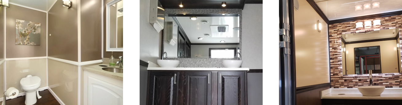interior view of washroom trailer decor interior view of washroom trailer decor