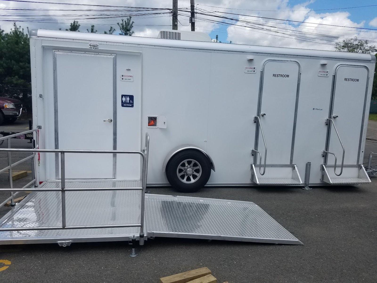 portable handicap bathroom trailer