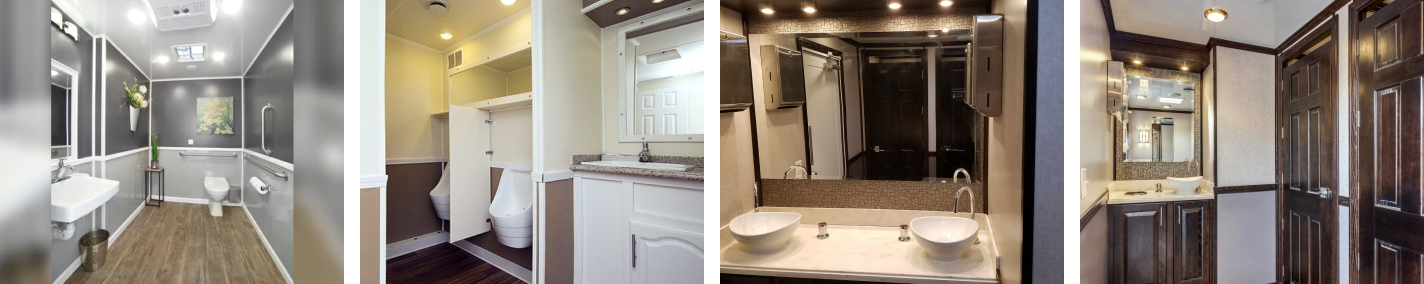 interior of luxury event restroom rentals interior of luxury event restroom rentals