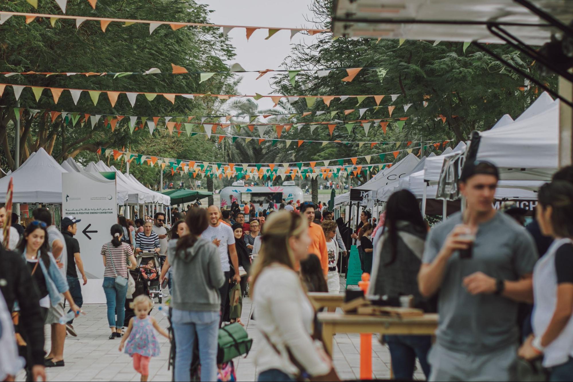 people participating in festival party