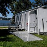 ada compliant restroom trailer