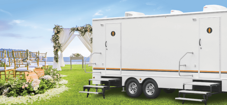 Wedding Restroom Trailers | Luxurious & Comfortable Facilities