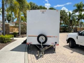Portable bathroom trailer Portable bathroom trailer