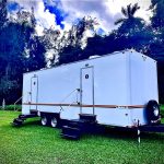 VIP To Go’s portable restroom trailers for weddings