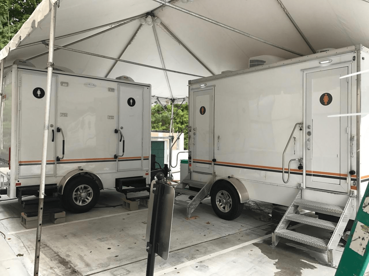 VIP To Go’s premium restroom trailers catering to guests