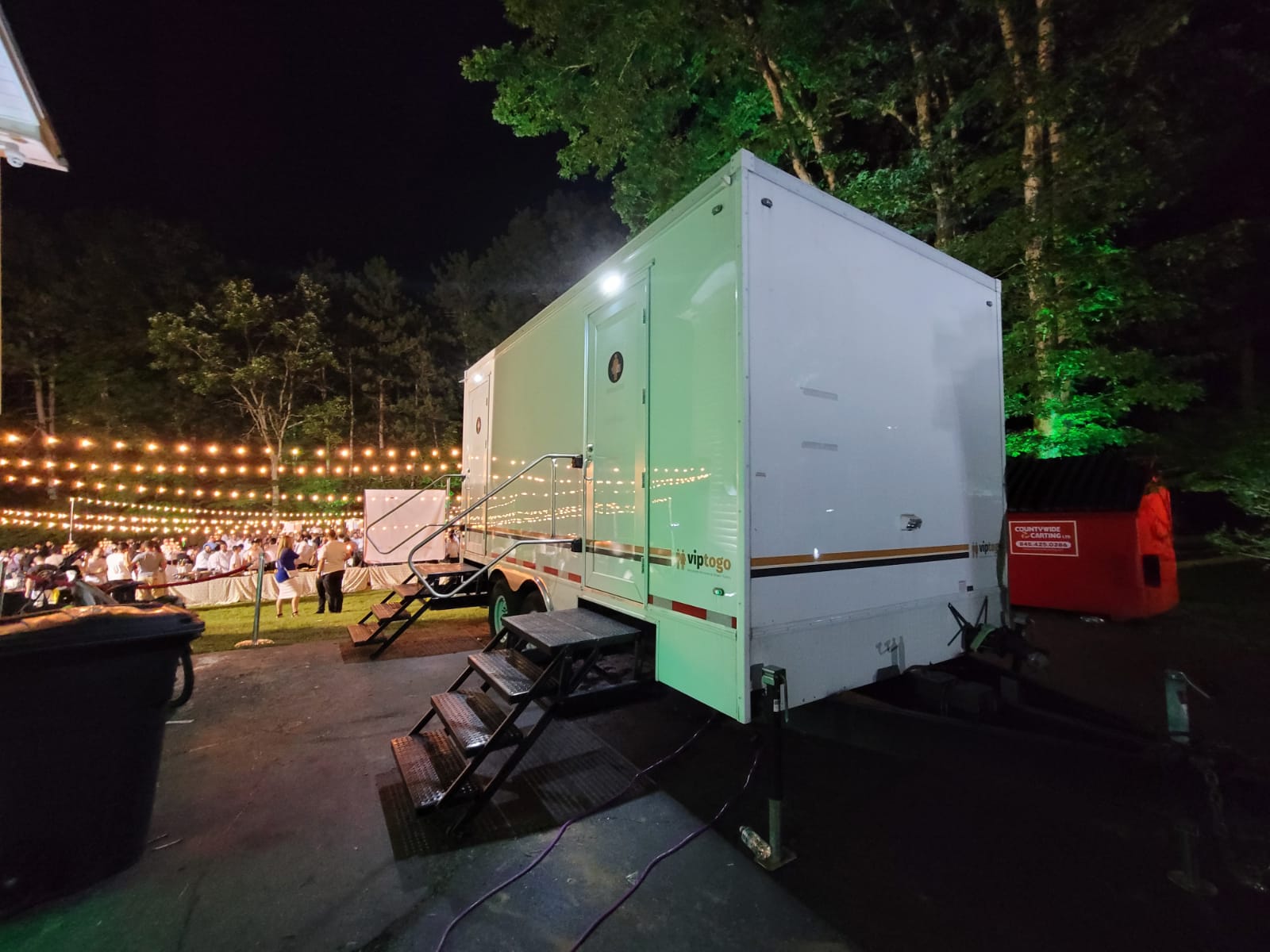 Restroom trailer rental in Gatlinburg climate