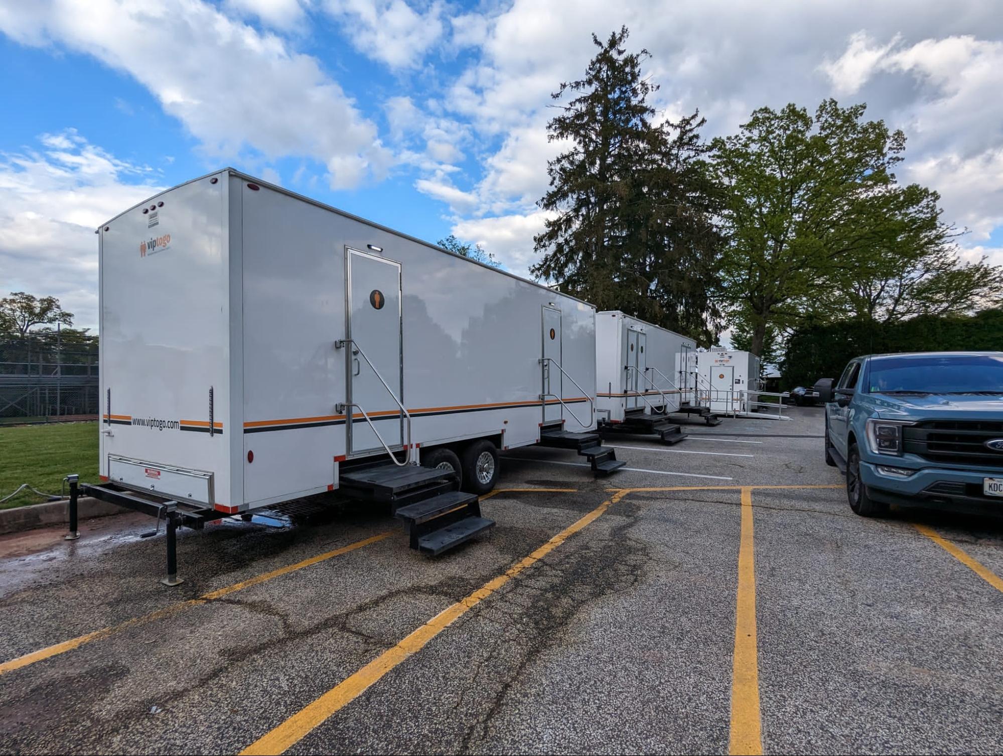 ADA-compliant luxury restroom trailer Baltimore, Maryland