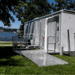 VIP To Go's ADA single restroom shower trailer combo