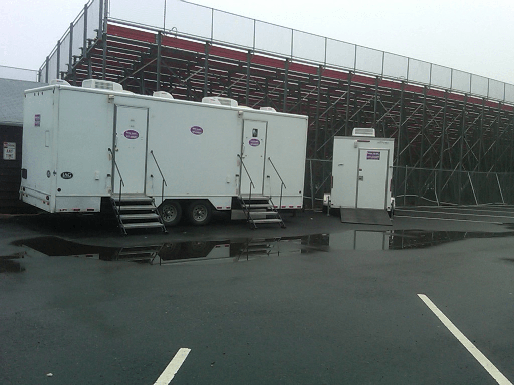 VIP To Go handles all cold weather restroom trailer problems VIP To Go handles all cold weather restroom trailer problems