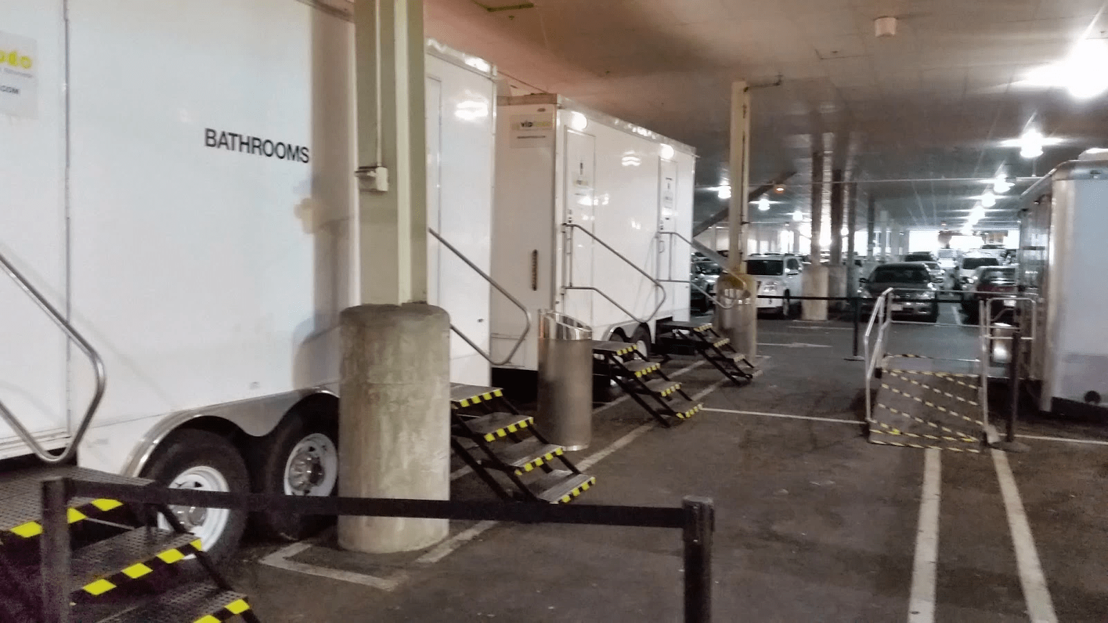 VIP To Go’s trade show restroom trailers VIP To Go’s trade show restroom trailers